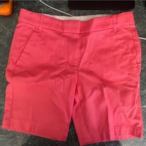 J.Crew Girl’s Chino Shorts Size 10 Pink NEW
